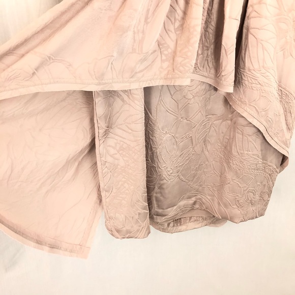 BCBG MaxAzria Dress Strapless Hi Low EUC 2P Tan - Picture 6 of 9